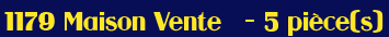 Maison - Vente -  