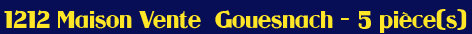 Maison - Vente -  Gouesnach