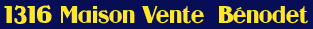 Maison - Vente -  B�nodet