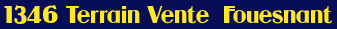 Terrain - Vente -  Fouesnant