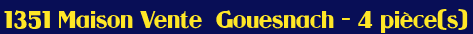 Maison - Vente -  Gouesnach